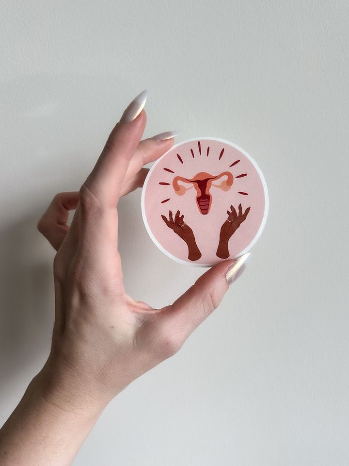 My Body My Choice Glossy Vinyl Sticker | Sex Positive Sticker | Pro Choice Stickers great for laptops, bottles, Notebooks, product image (1)
