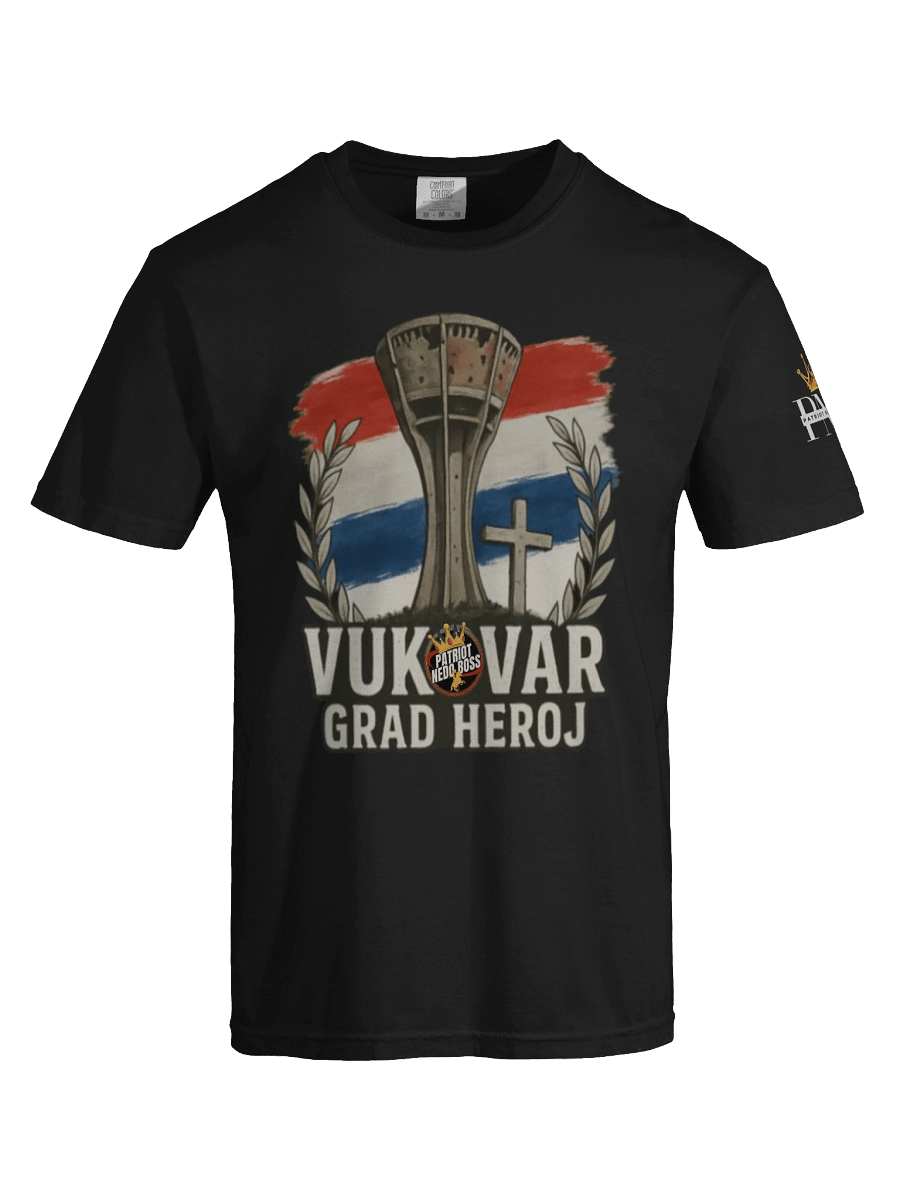 PNB Vukovar Grad Heroj Crown Graphic Heavyweight T-Shirt product image (5)