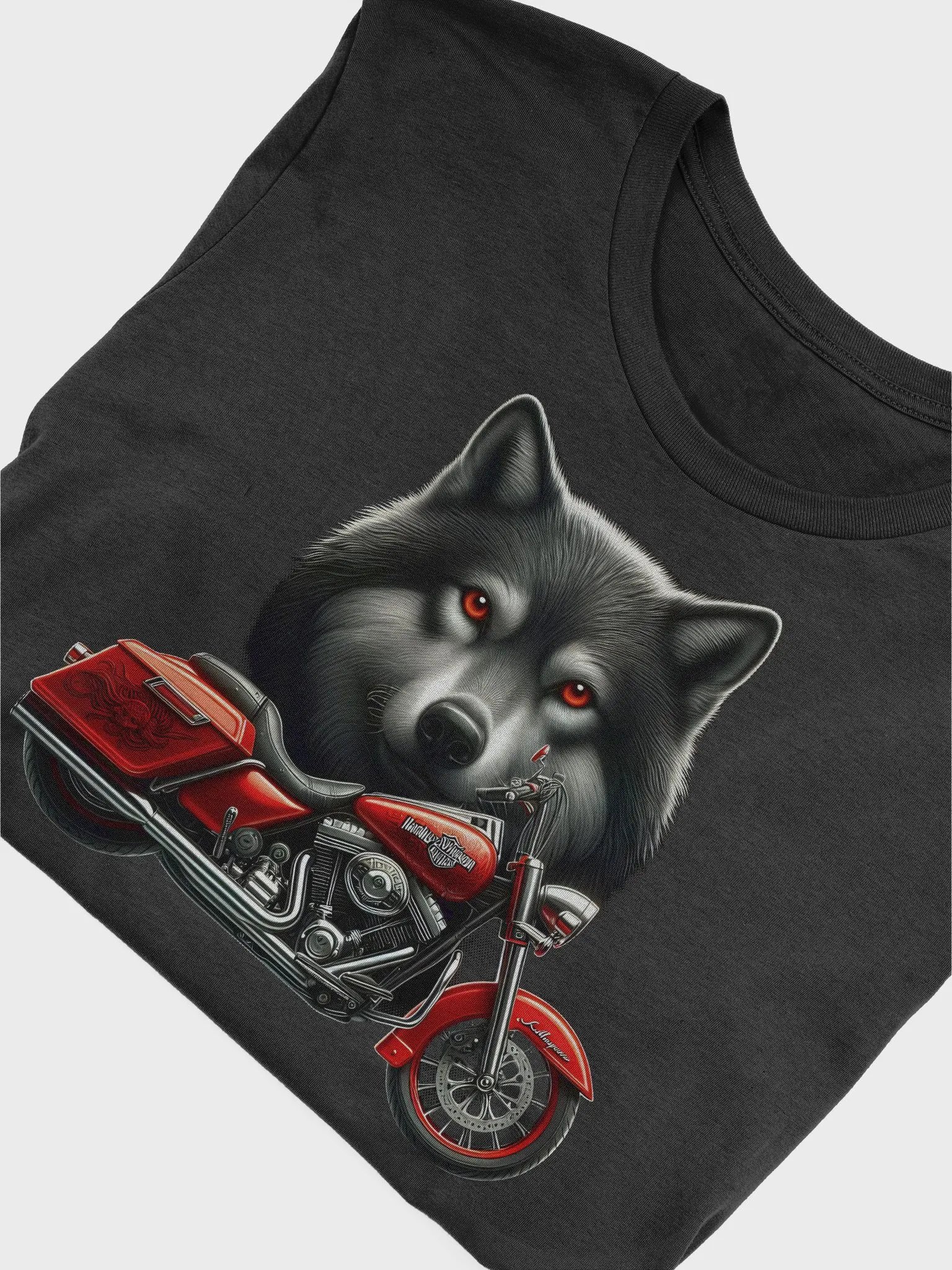 Motorcycle and Wolf - Unisex T-Shirt #9 product image (5)
