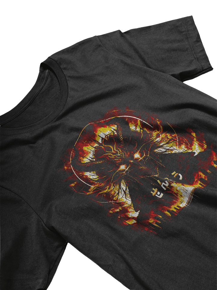 War – Fiery Battle Demon Gothic T-Shirt product image (2)