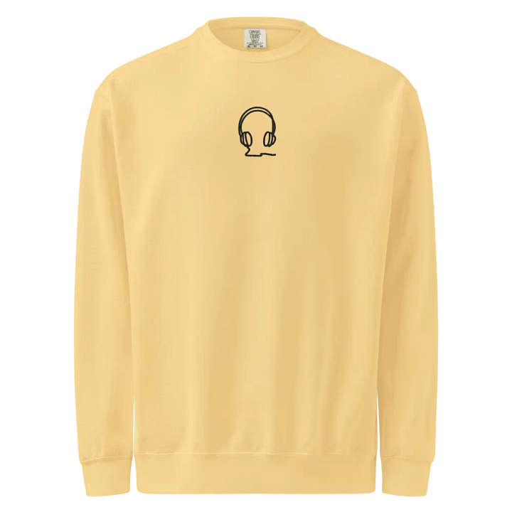 Headphone embroider Comfort Sweatshirt product image (5)