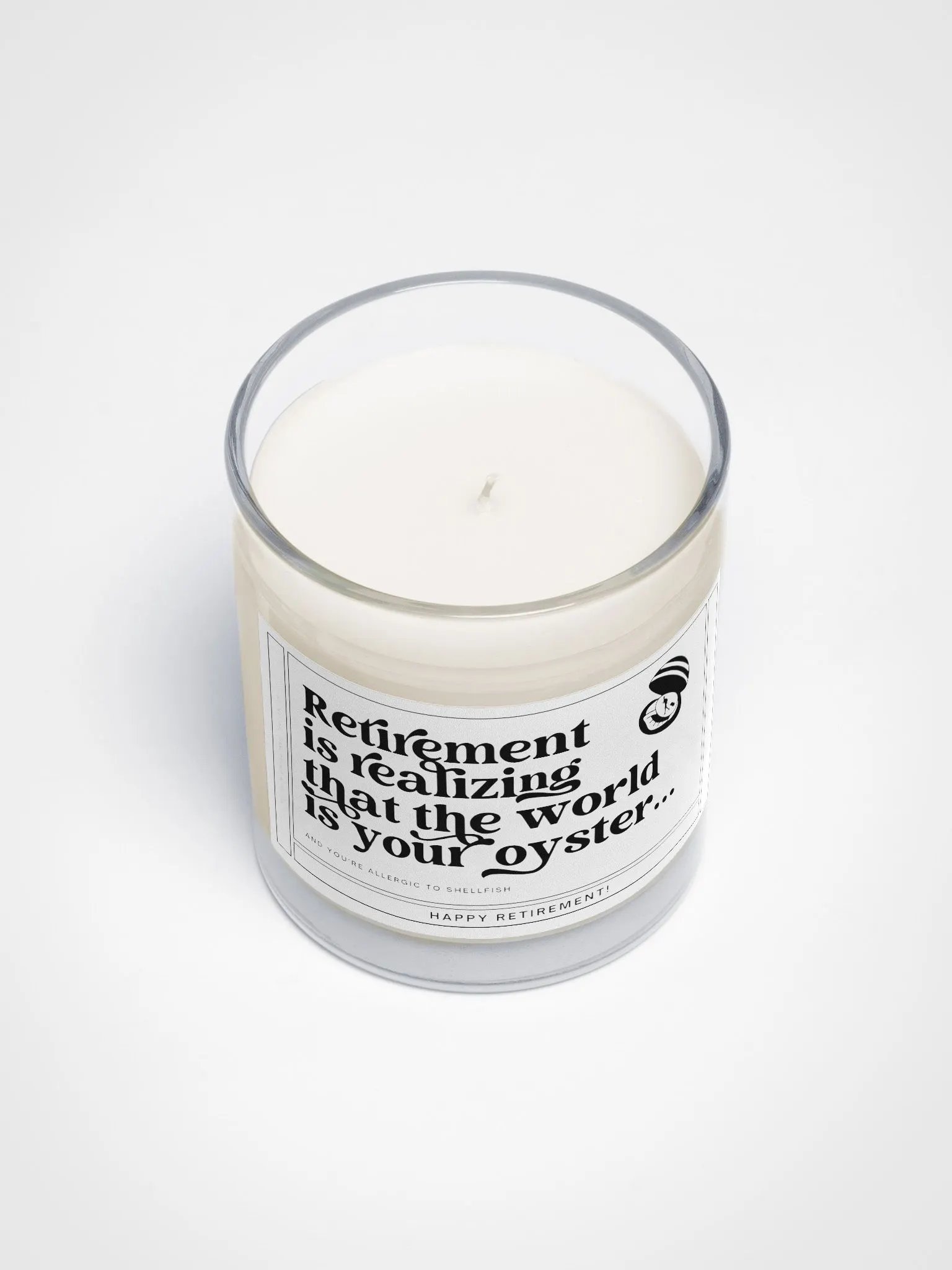 Retired traveler's delight: A funny gift for the travel addict - Soy wax vegan candle product image (4)