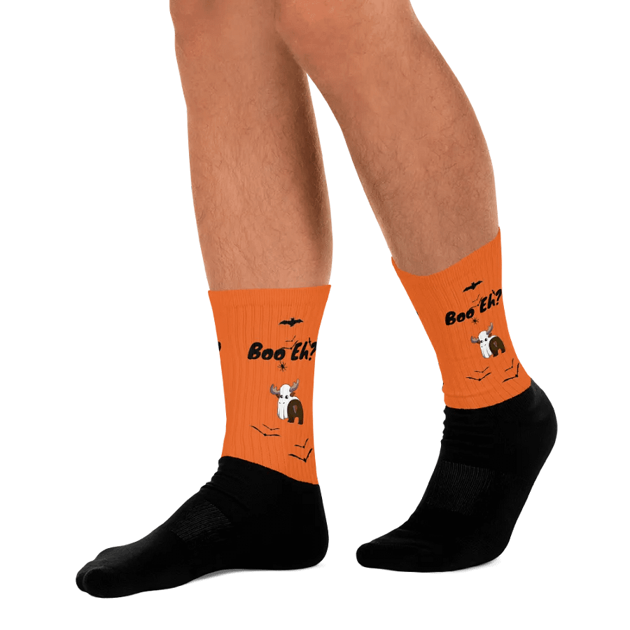 Spoopy Mountie Moose Socks! product image (10)