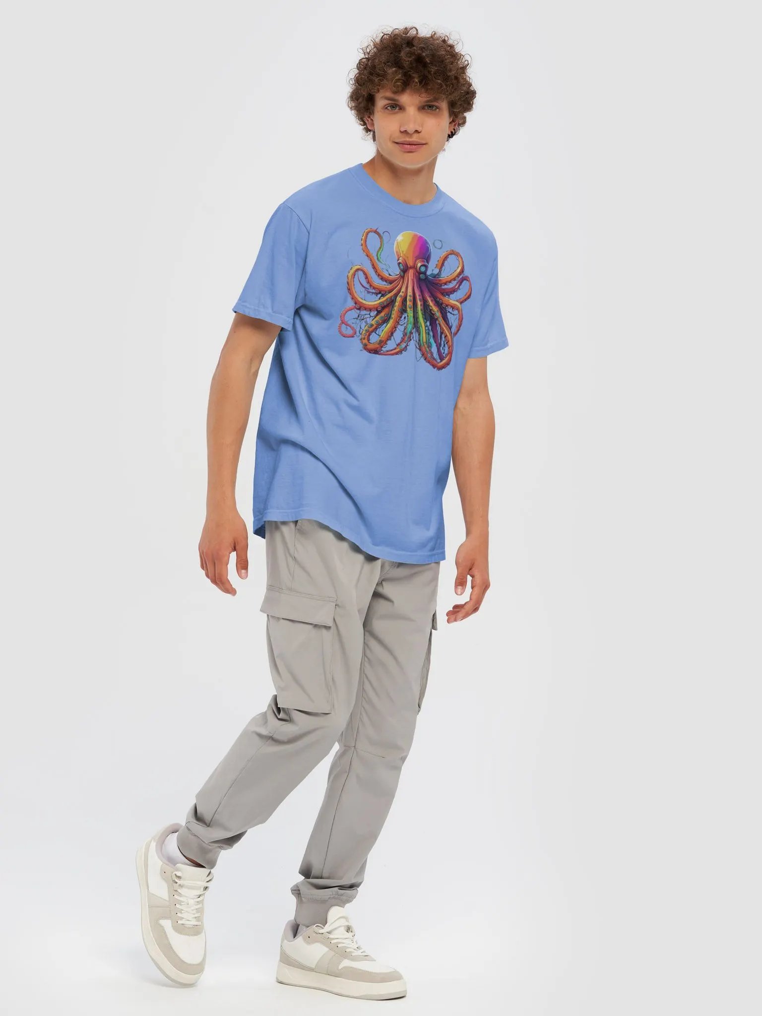 Octopus Robot T Shirt product image (47)