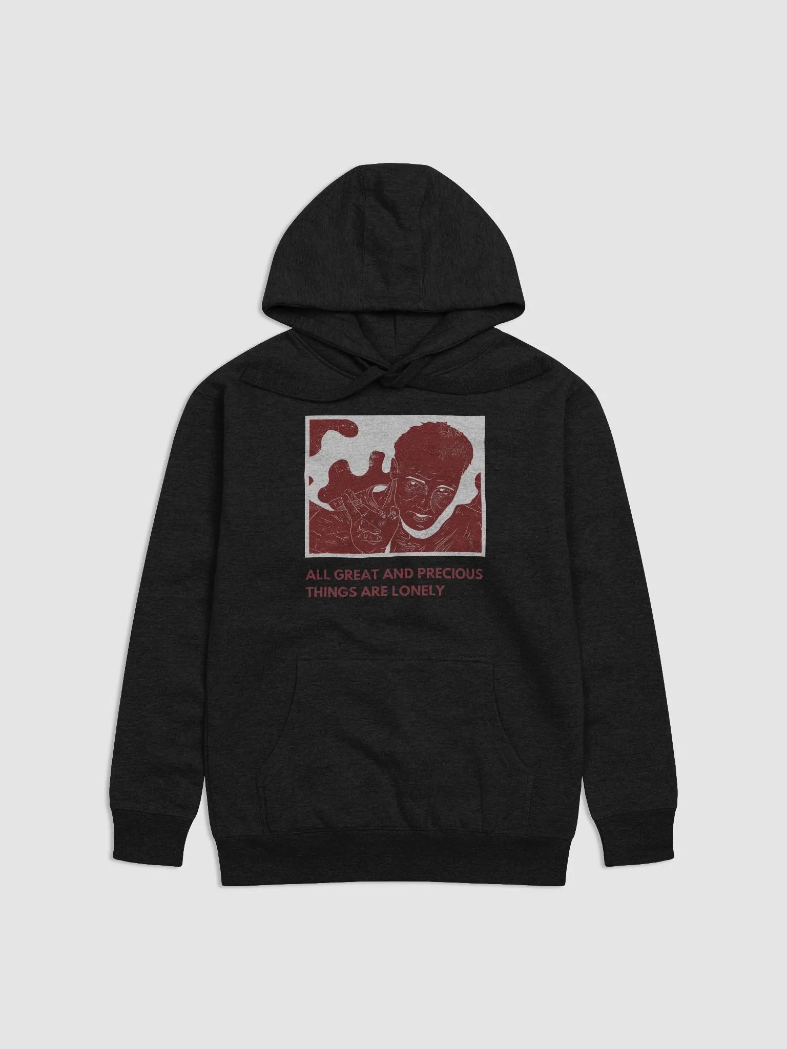 Solitude in Scarlet Hoodie product image (3)