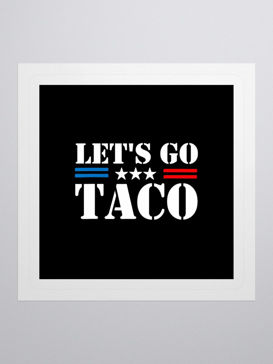 Let's Go Taco Kiss Cut Stickers product image (1)
