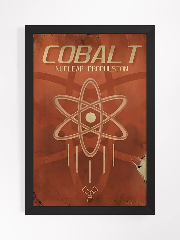 Cobalt Nuclear Propulsion Framed Poster product image (5)