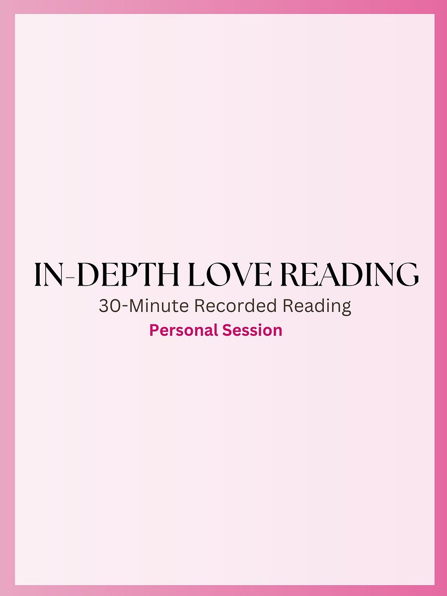 In-Depth Love Tarot Reading | 30-Minute Recorded Reading product image (1)
