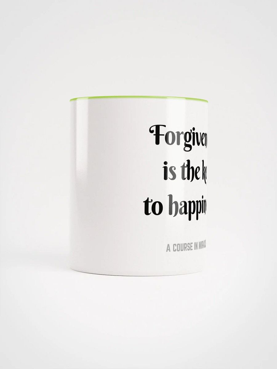 Forgiveness is the key to happiness - ACIM Inspirational Mug product image (57)