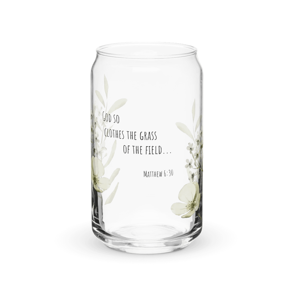 Bible Verse Glass Mug product image (2)