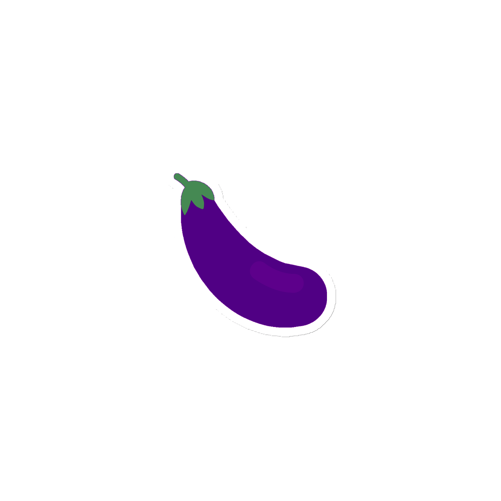 Eggplant Magnet product image (1)