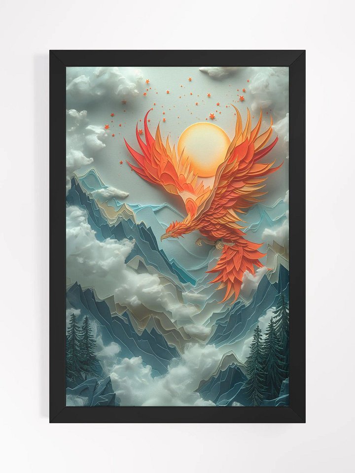 Fiery Awakening - Framed Posters for Elegant Interiors product image (1)