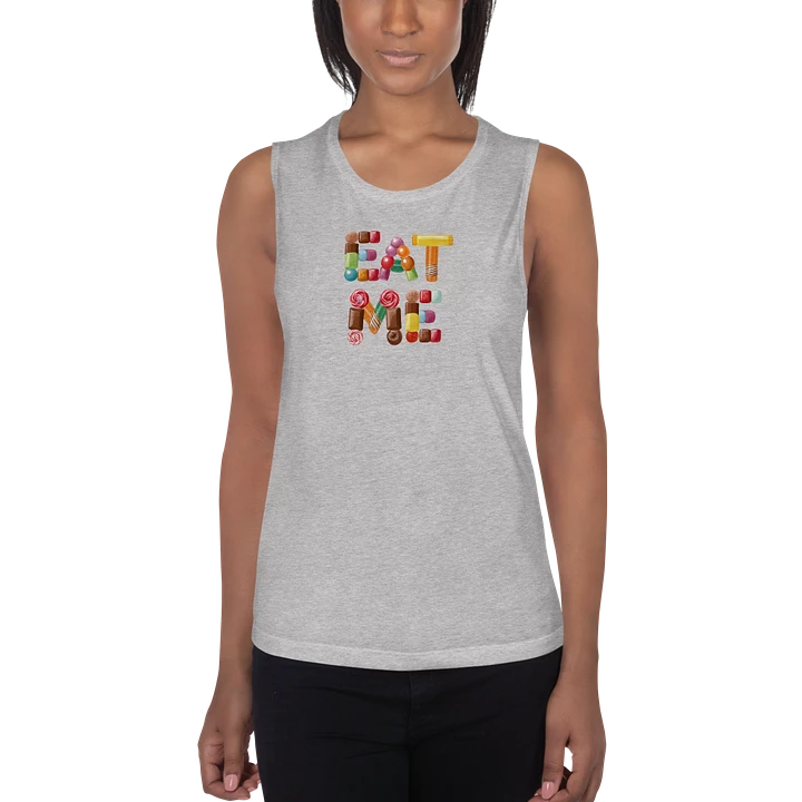 Eat Me candy flowy women's tank top. product image (13)