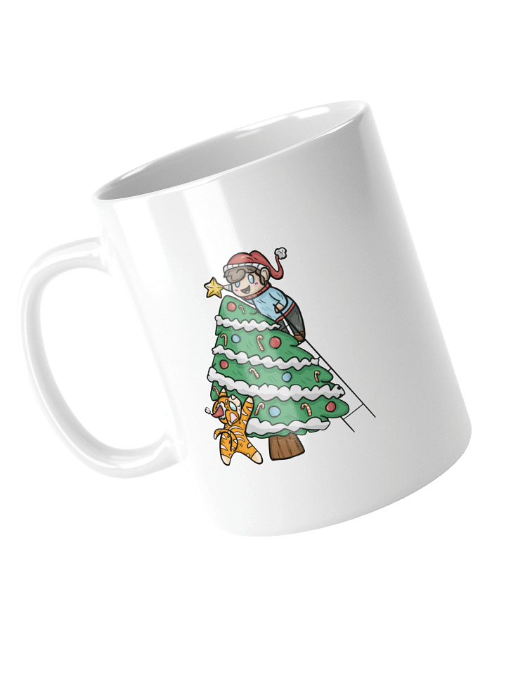 Arcade Warrior Tree White Mug Christmas 2025 product image (2)