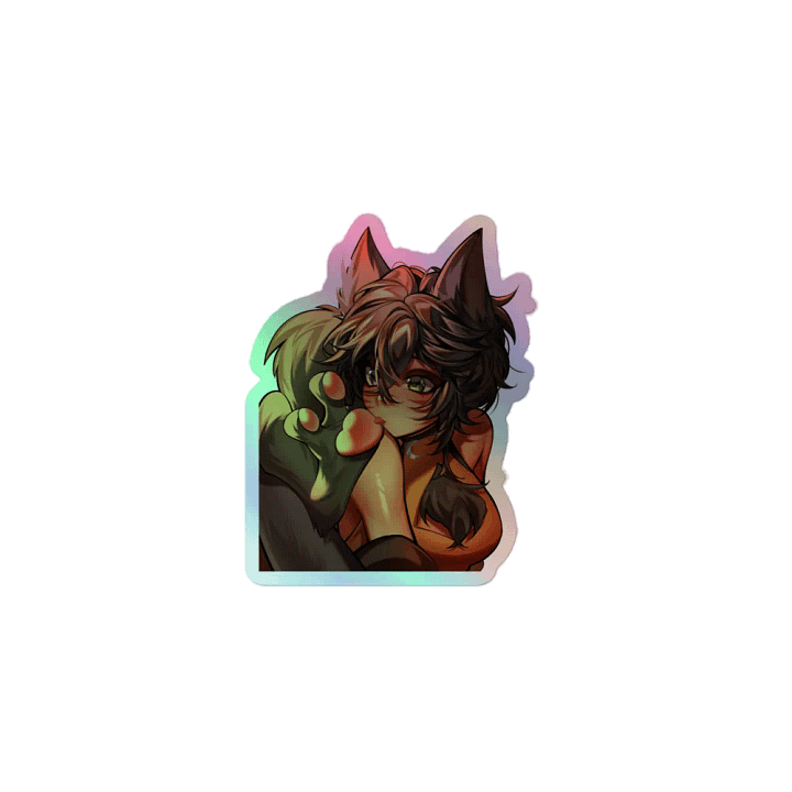 WolfcatRisi Toebeans Holographic Sticker product image (1)