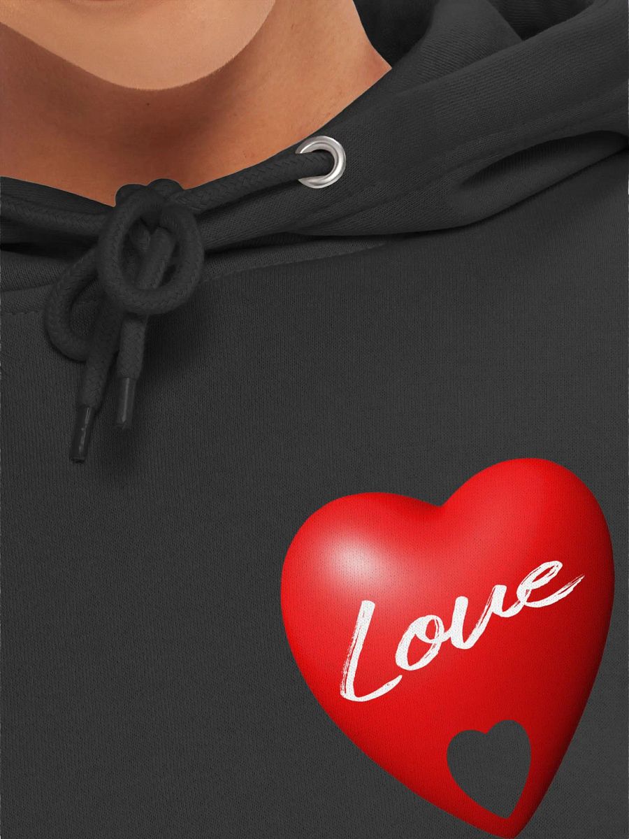 Love in a 3D Heart Hoodie product image (4)