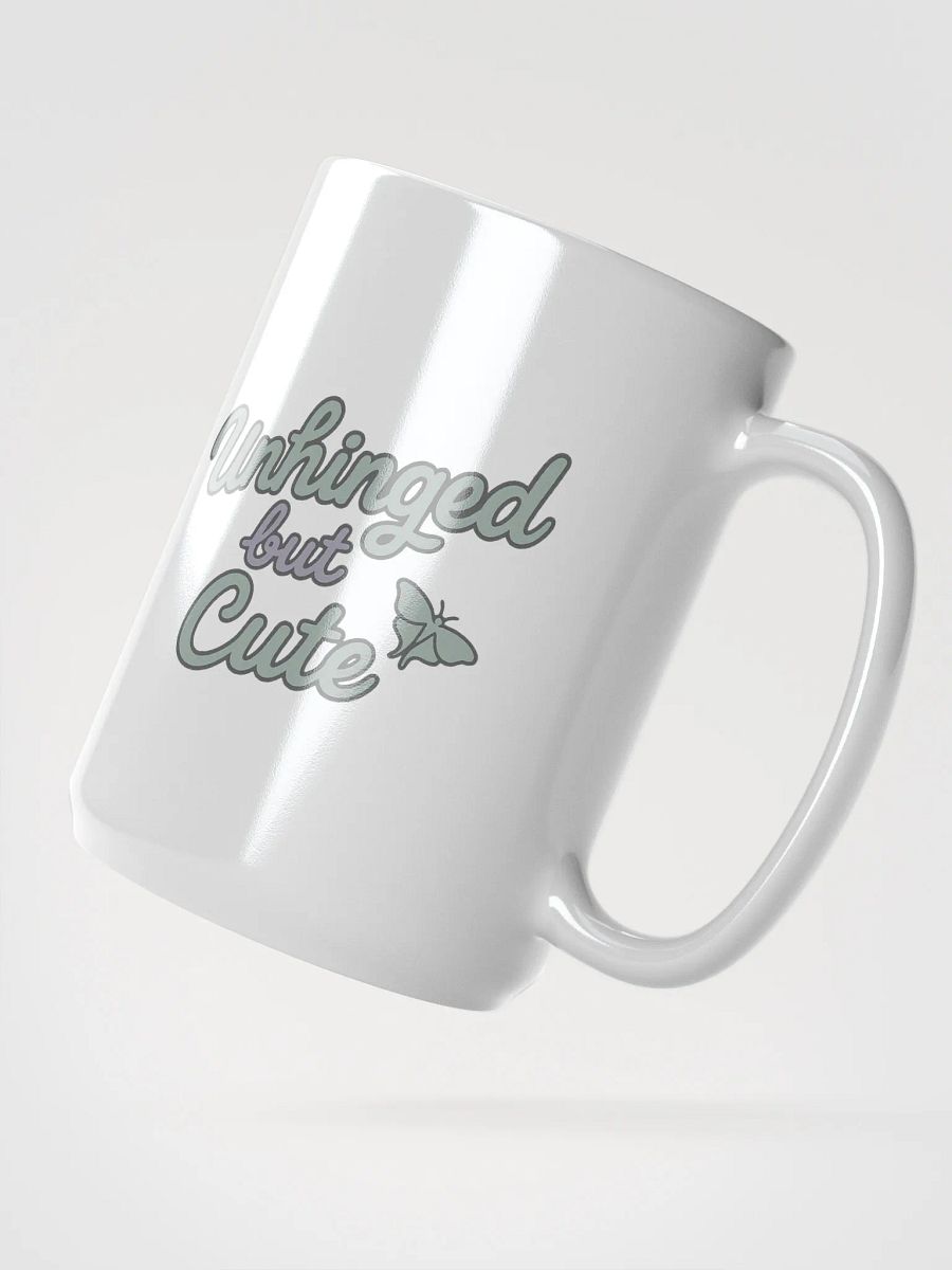 Unhinged but Cute – 15oz Ceramic Mug product image (2)