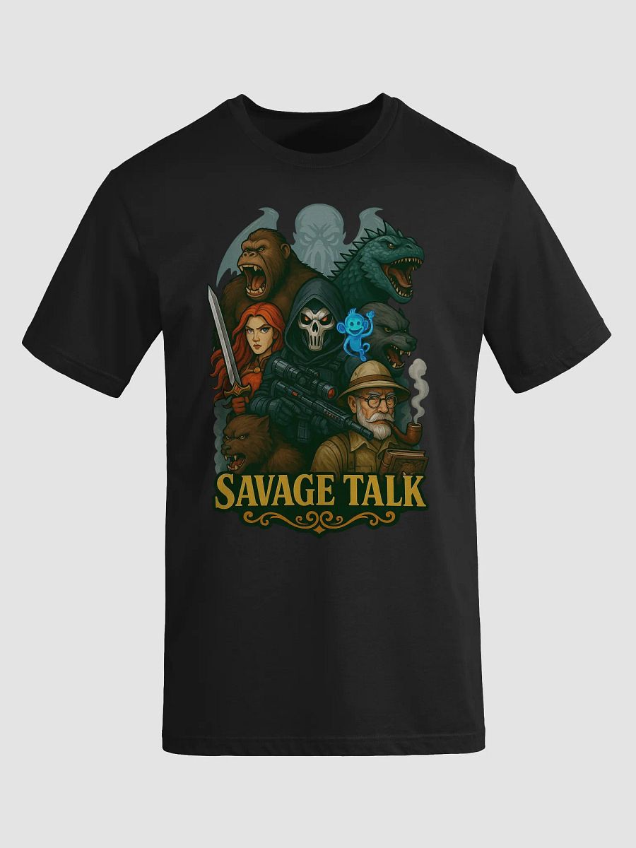 Savage Talk Stylized Illustrated T-Shirt product image (31)