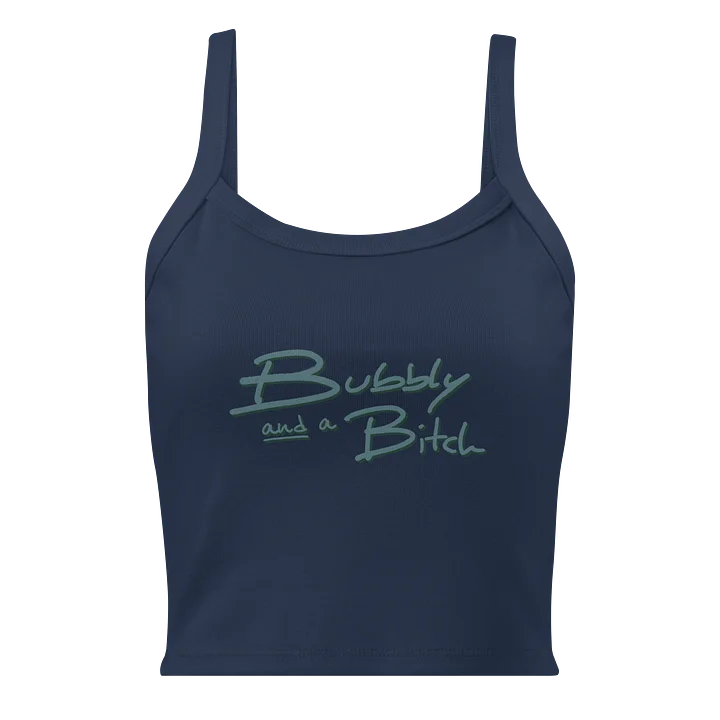Bubbly and a B (forest shadow design) tank top product image (1)