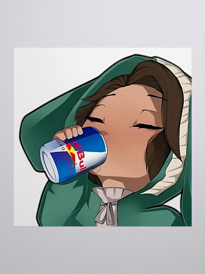 Bunny Zarina Red bull Sticker (Classic) product image (2)