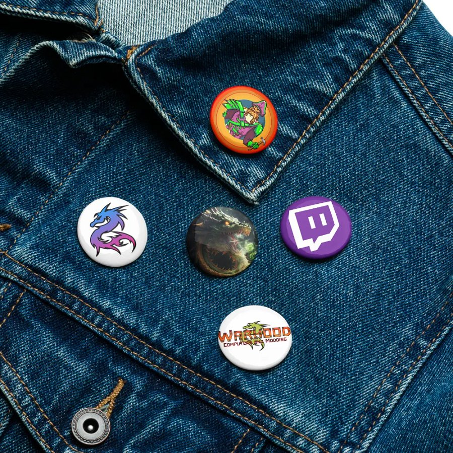 Wazzyl's Pin Button Set product image (16)