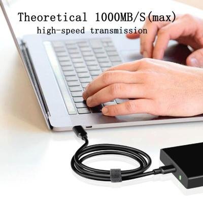 Type C Cable USB A to Type-C 3.2 Data Transfer USB C SSD Hard Disk Cable PD 60W 3A Quick Charge Charge Cable product image (3)
