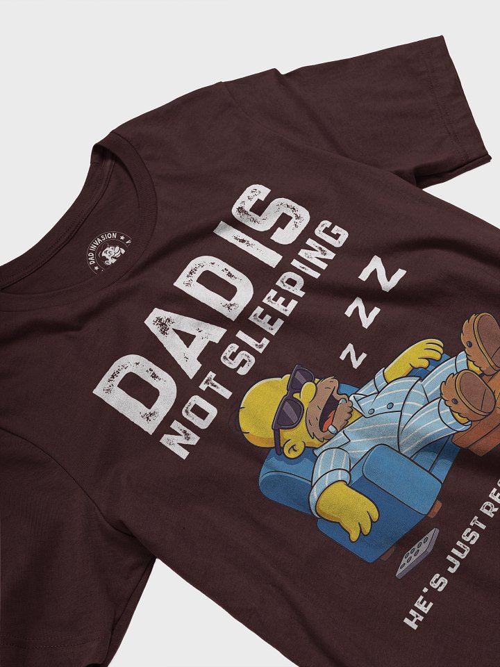Funny Sleeping Dad Cartoon T-Shirt product image (2)