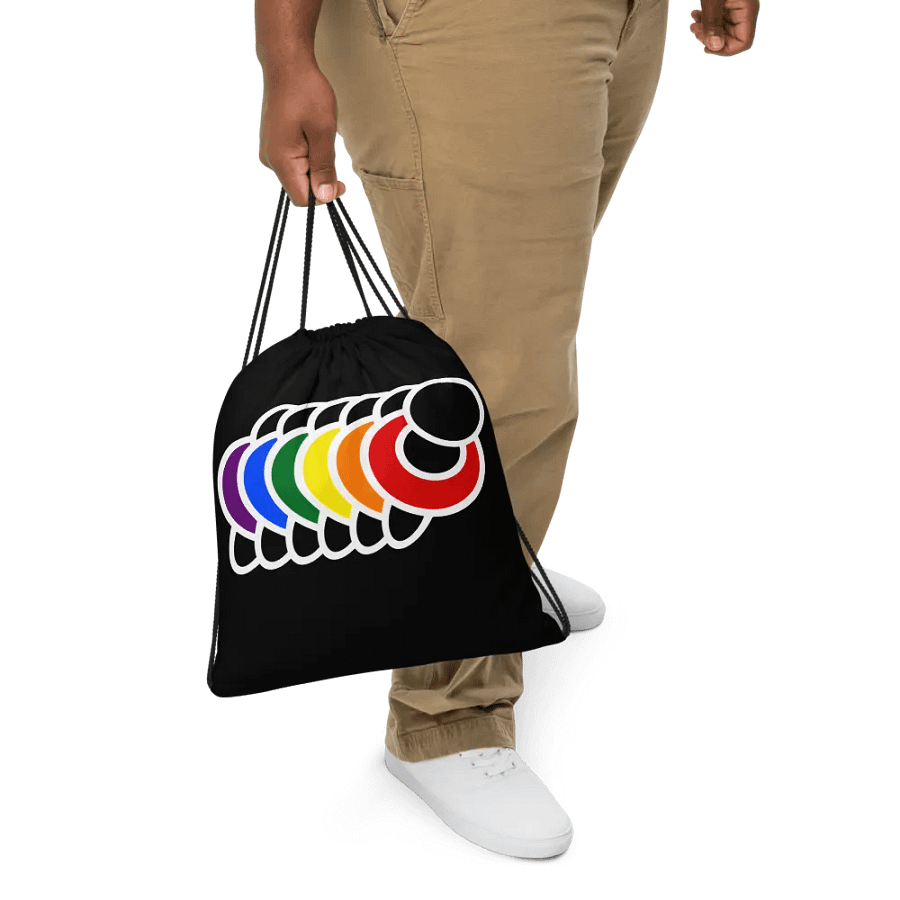PRIDE - Rainbow Logo (Drawstring Bag) product image (5)