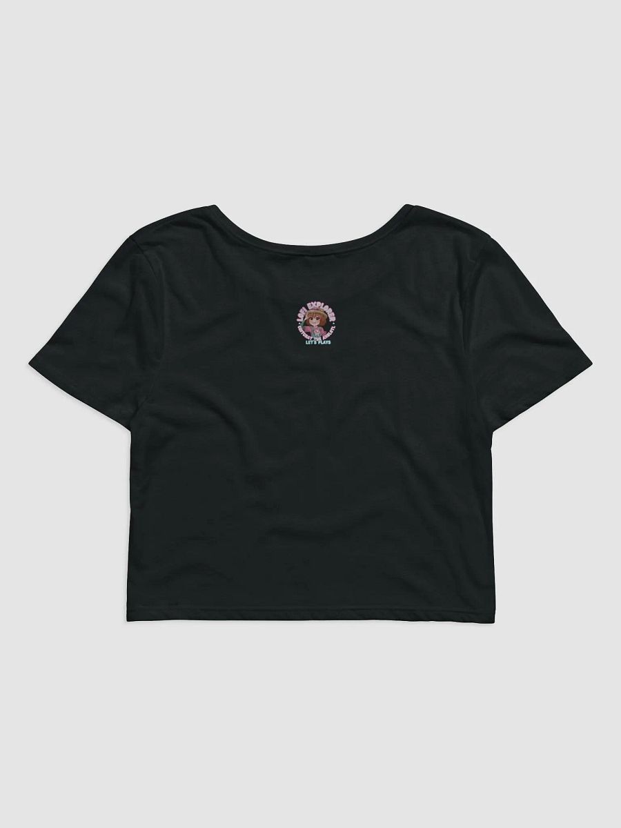 Pocket Protector Chitchat the Axolotl Salute Crop Tee product image (2)