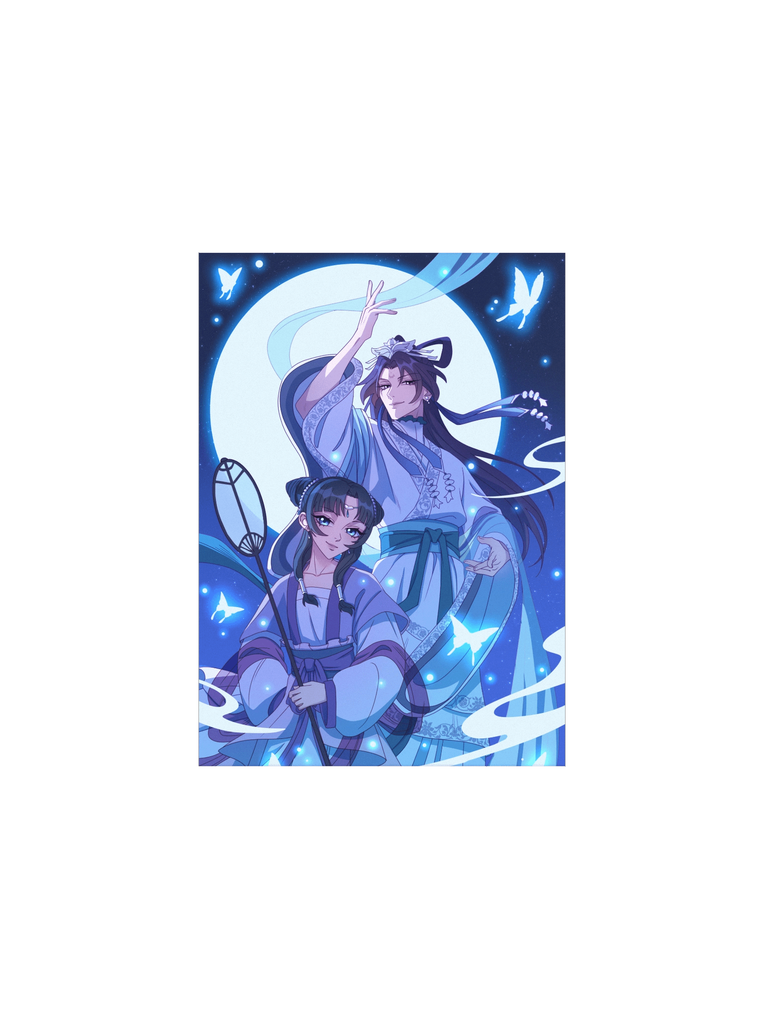 Apothecary Diaries Moon Fairy Art Print Jinshi/Maomao product image (1)
