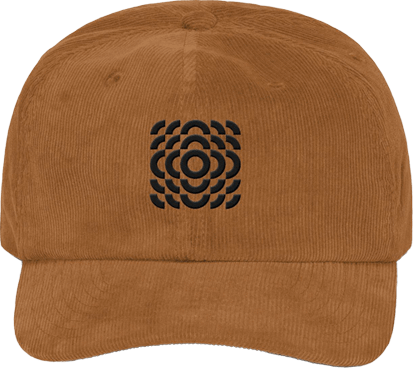 Tan Corduroy Repetition Hat product image (1)