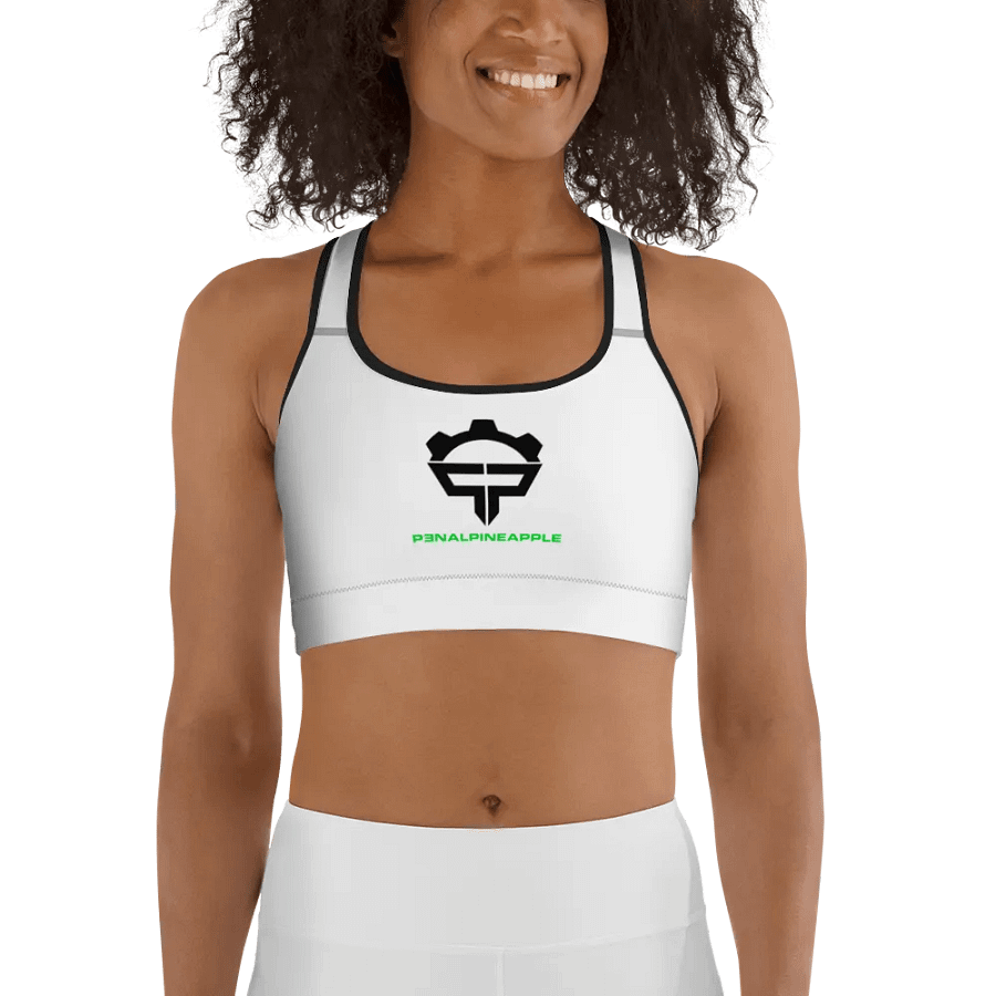 P3nAlPineapple - White Sports Bra product image (9)