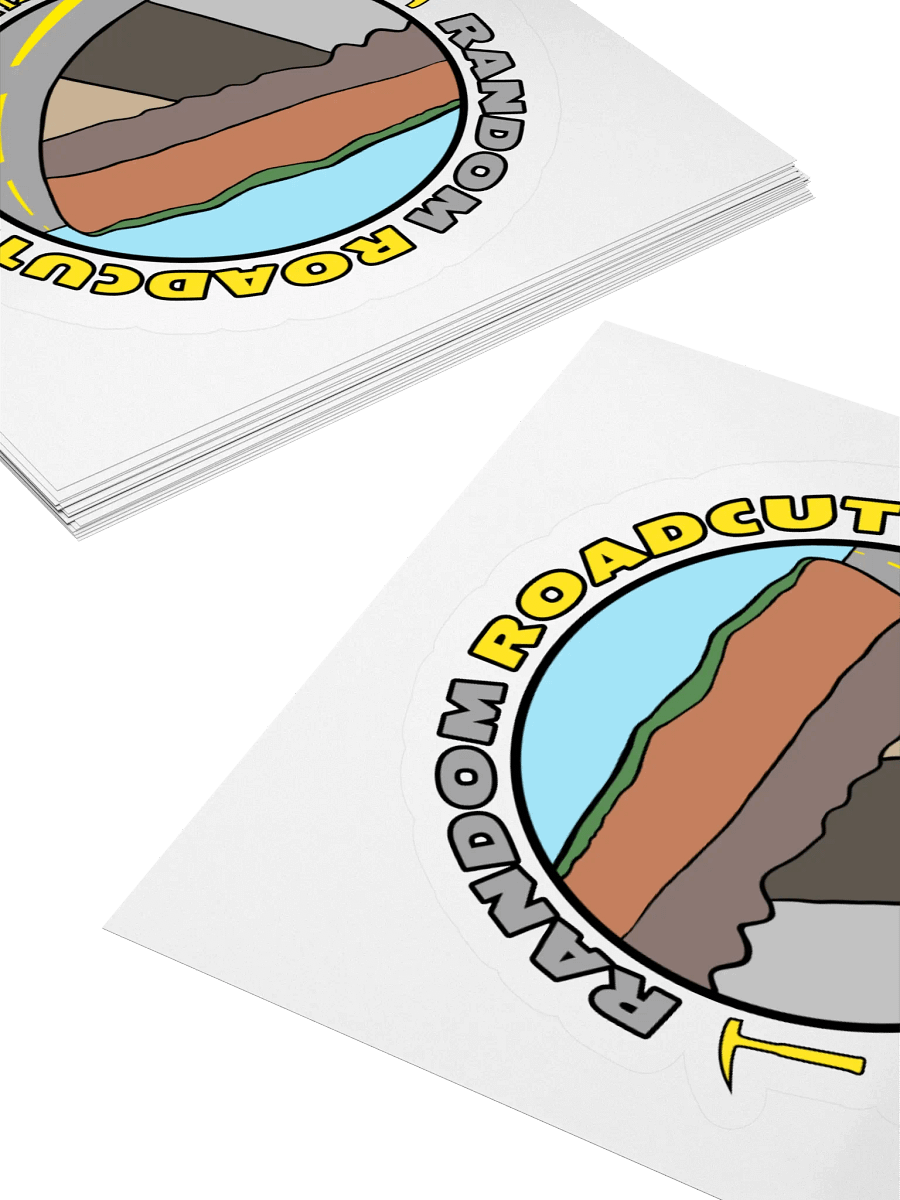 Random Roadcuts Sticker product image (4)