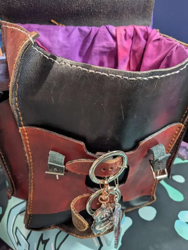 Leather backpack product image (3)