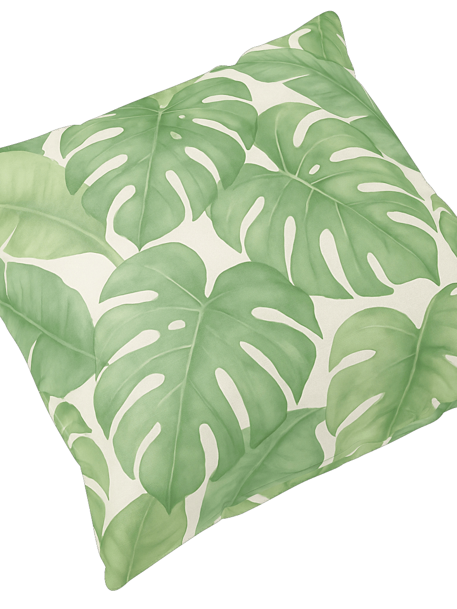 Tropical Green Leaf Theme Modern All-Over Pillow product image (6)