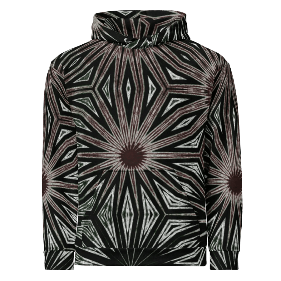 Abstract Dramatic Circles Unisex Pull Over Hoodie product image (2)