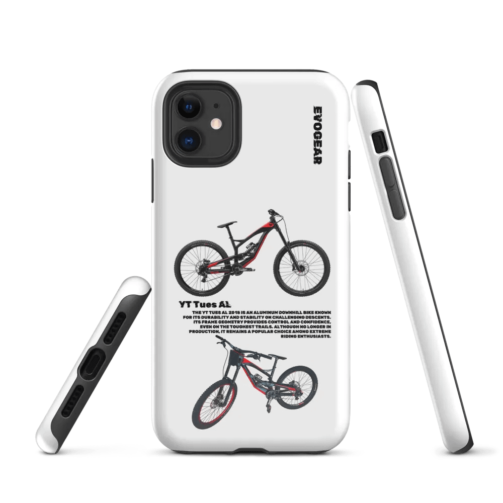 White YT Tues AL iPhone Case product image (1)