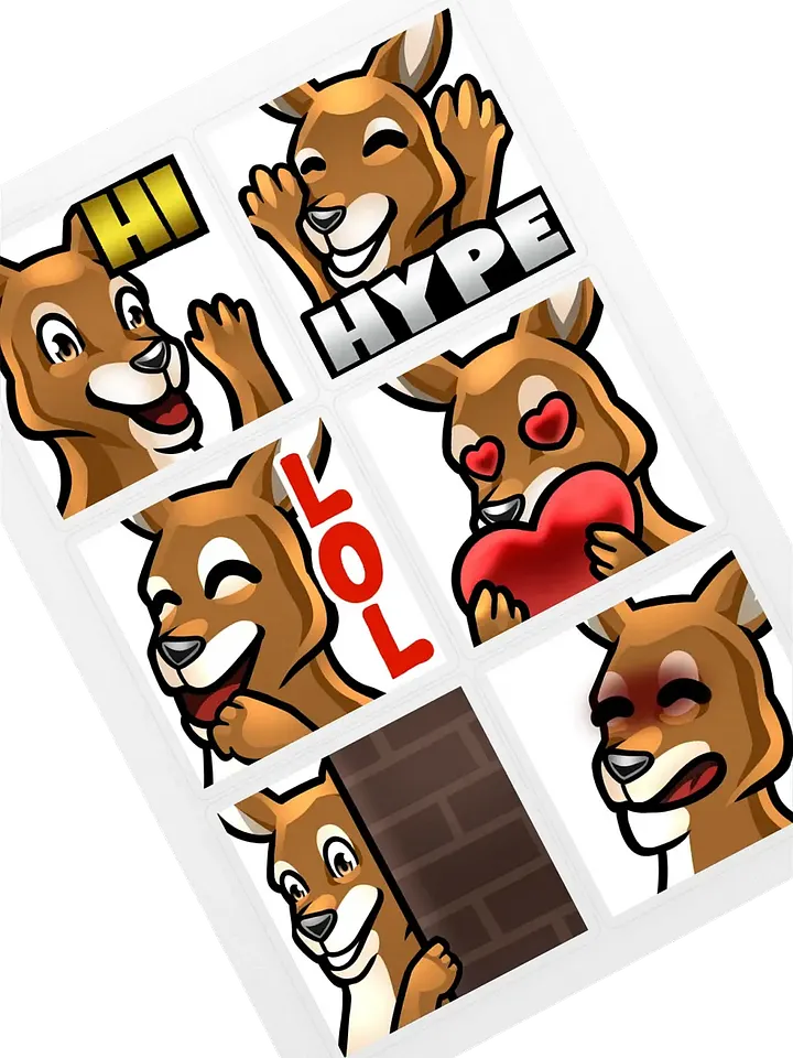 Emote Sticker Pack 2 product image (2)