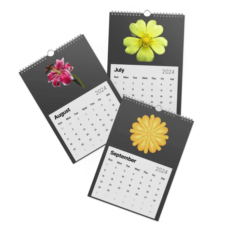 Isolated Flowers 2024 Calendar product image (20)