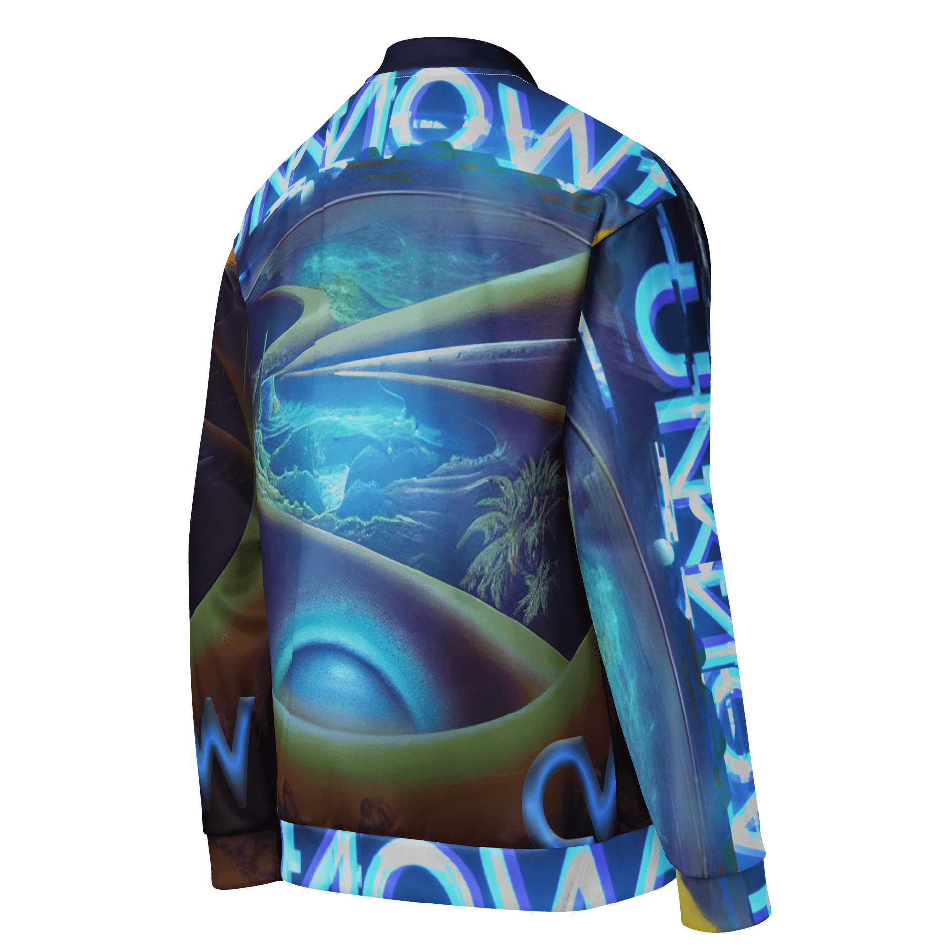 🌀 UNKNOWN All-Over Bomber Jacket product image (3)