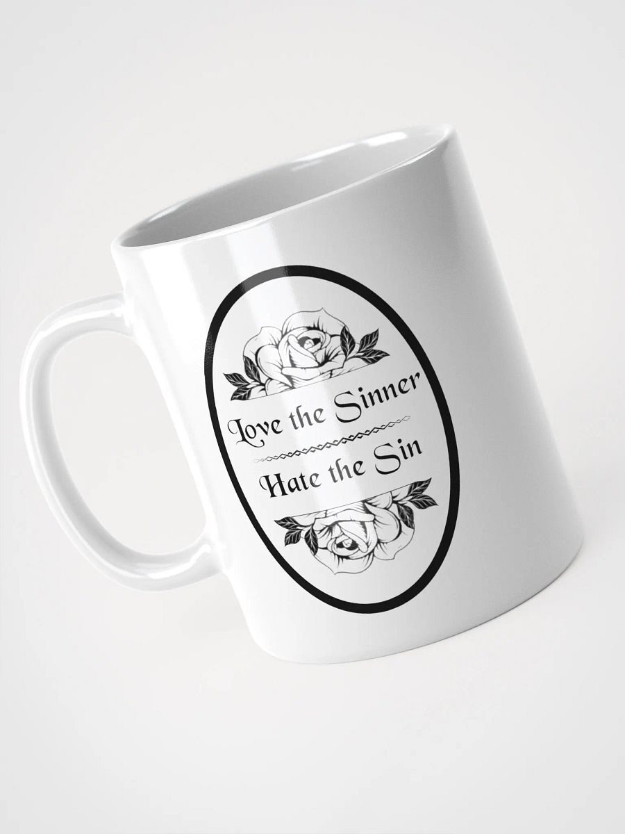 Symmetrical Tattoo Sin Sinner Design Coffee Mug product image (5)