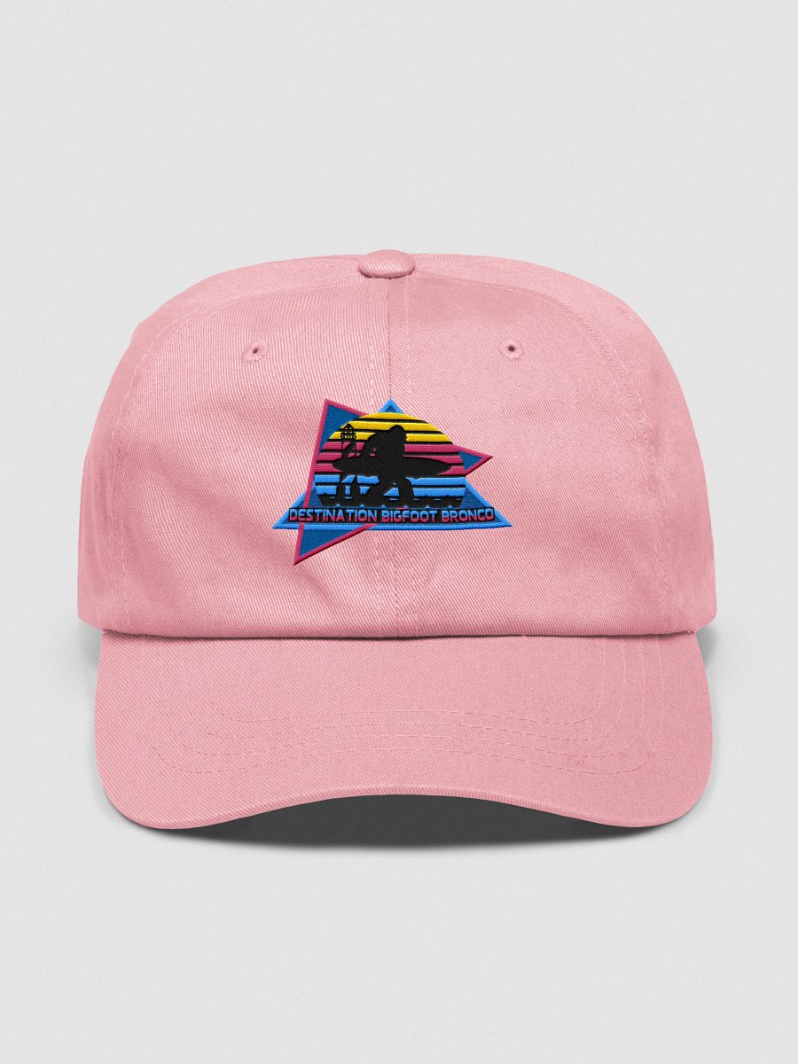 Destination Bigfoot Bronco Retro-Inspired Dad Hat (Pink) product image (1)