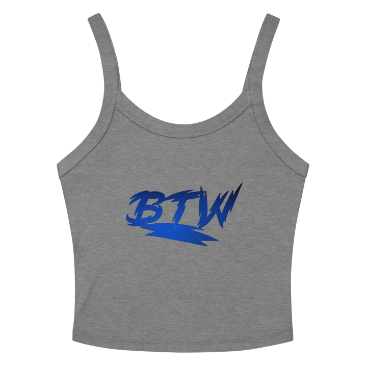 New BTW logo womens micro rib tank top product image (13)