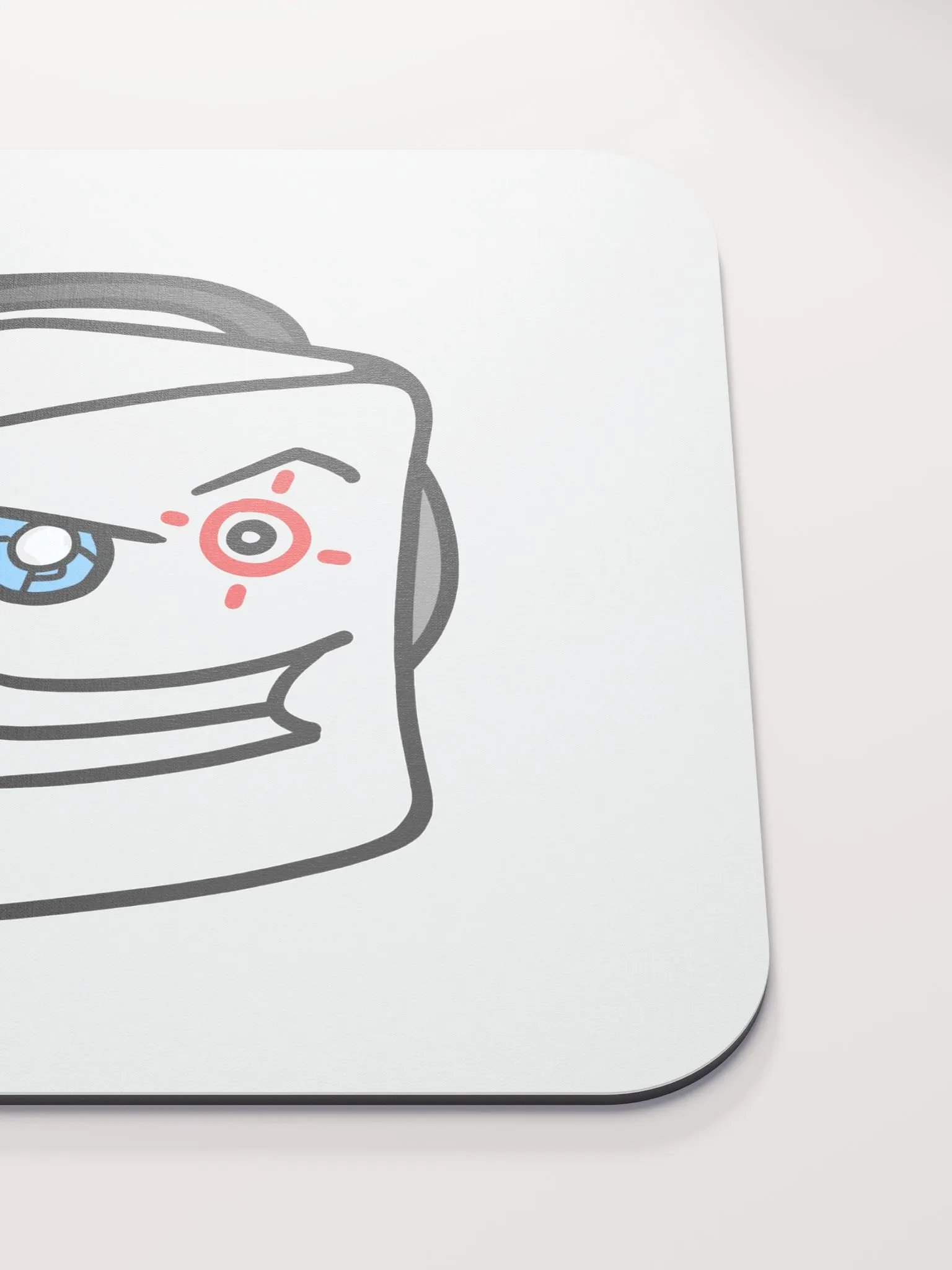 White Aim Mousepad product image (5)