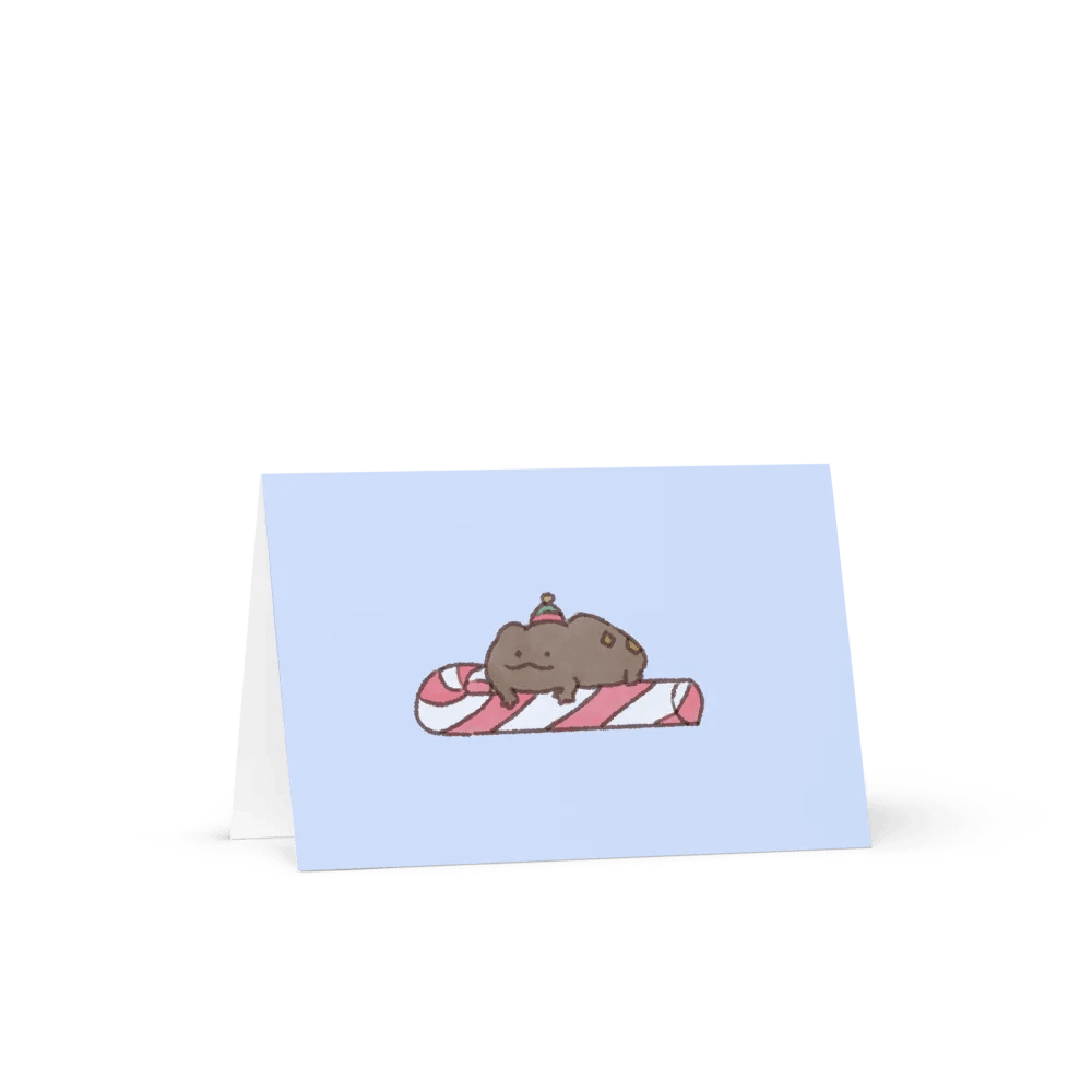 Candy Cane Frog Greeting Card product image (1)