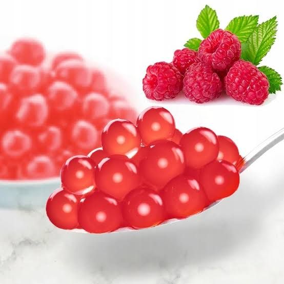 Raspberry Popping Boba Crystals Delicious Flavour product image (2)