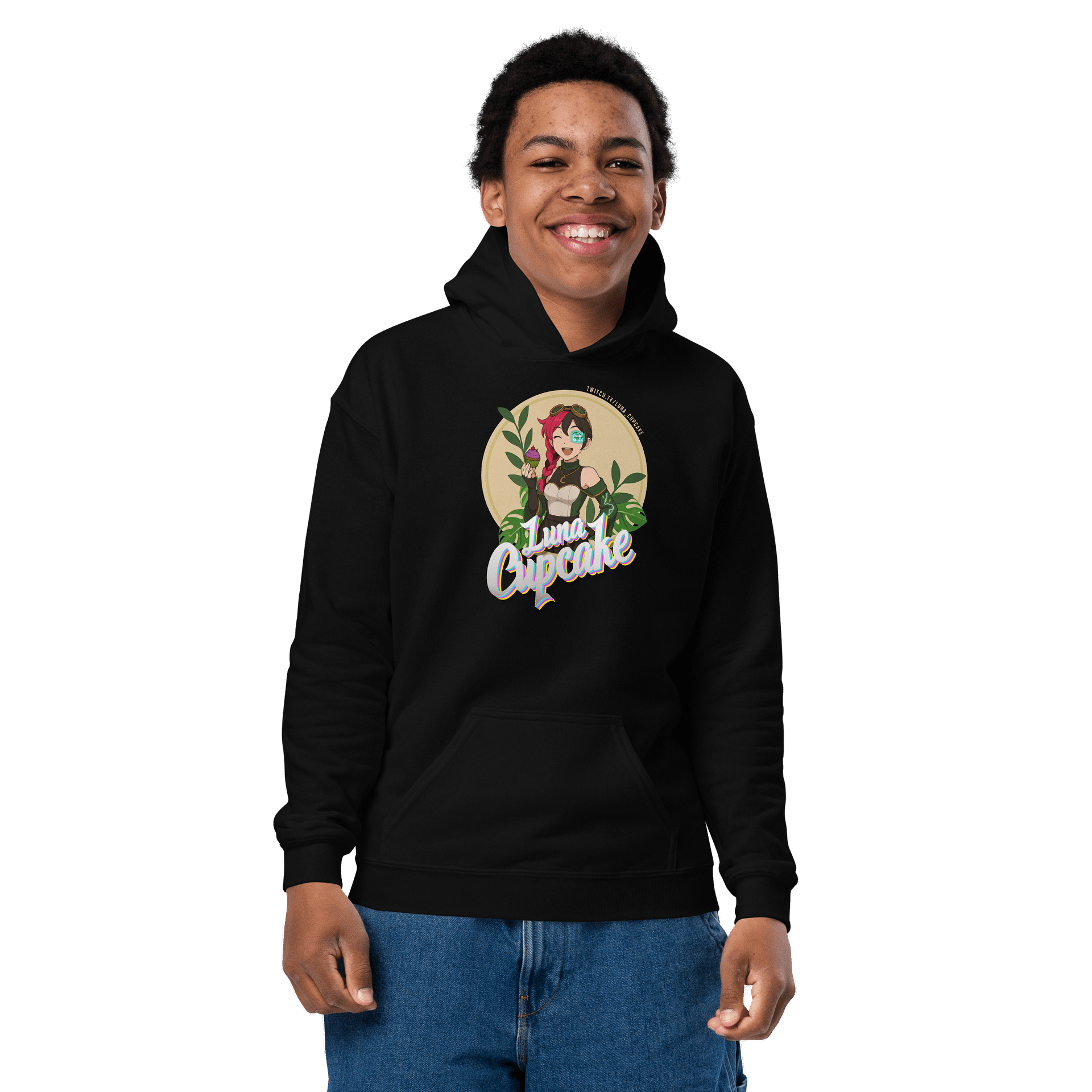 SolarPunk Luna Cupcake Youth Hoodie product image (5)