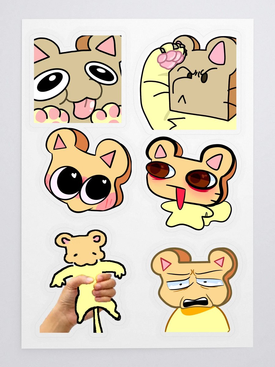 Toast Stickers!!! product image (3)