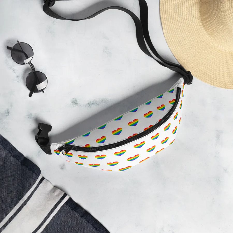 Rainbow Heart Fanny Pack product image (3)