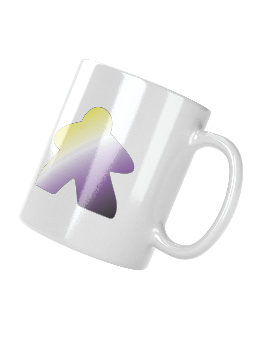 Non-binary Pride Gradient Meeple Mug product image (2)